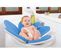 WonderWaldLight Fiore da Bagno - Fate il bagno al vostro bimbo nel lavandino - divertimento assicurato al 100% per voi e il vostro bimbo, superficie imbottita, comodo e soffice - Azzurro