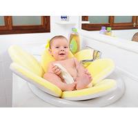 WonderWaldLight Fiore da Bagno - Fate il bagno al vostro bimbo nel lavandino - divertimento assicurato al 100% per voi e il vostro bimbo, superficie imbottita, comodo e soffice - Giallo