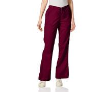 WonderWink 5308PWINSMP WonderFLEX - Pantaloni da Donna Grace Flare, Taglia S, Colore: Vino
