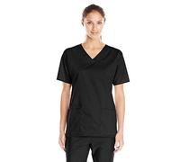 WonderWink Medical Scrubs - Camicia da Donna, 5XL, Nero, 1