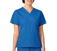 WonderWink Origins Bravo - Maglietta da Donna di Divisa Sanitaria, Reale, S
