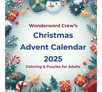 WonderWord Crew's Christmas Advent Calendar 2025 Coloring & Puzzles for Adults: 24 Holiday Activities + 4 Christmas Bonus