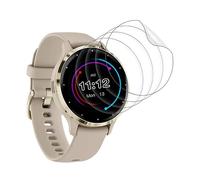Wondoner 4 pellicole protettive per display per Garmin Venu 3S, autorigenerante, flessibile, in TPU per la protezione dello schermo Venu 3S, anti-sporco per Garmin Venu 3S, perfetta vestibilità