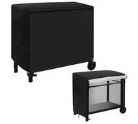 WONEWTH Copertura per tavolo da esterni, 101 cm, impermeabile, per carrello, barbecue, barbecue, barbecue, copertura per alimenti per tavolo da lavoro, tavolo da lavoro in metallo (101 x 61 x 81 x 81