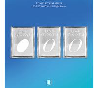 WONHO [LOVE SYNONYM #1 RIGHT FOR ME] Album 3 Ver SET 3CD + 6 libri + 3 carte ...