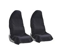 Woniyal 1 Pezzi Coprisedile Asciugamano Auto per Hon-da Civic 2012-2018, Copri Sedile Fodere Telo Antisudore per Sedile Protezione Poliestere Lavabile, Driver And Front Passenger-Black