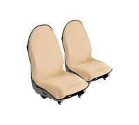 Woniyal 1 Pezzi Coprisedile Asciugamano Auto per Hon-da Civic 2012-2018, Copri Sedile Fodere Telo Antisudore per Sedile Protezione Poliestere Lavabile, Driver And Front Passenger-Beige