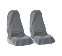 Woniyal 1 Pezzi Coprisedile Asciugamano Auto per Hon-da Civic 2012-2018, Copri Sedile Fodere Telo Antisudore per Sedile Protezione Poliestere Lavabile, Driver And Front Passenger-Grey