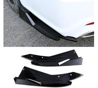 Woniyal 2 Pezzi Diffusore Paraurti Posteriore per Opel Vauxhall Corsa D MK III Hatchback 2006-2014, Protezione per Splitter per Gonna Parafango Laterale Auto Gonna Corpo Ali di Labbra