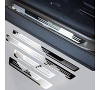 Woniyal 4 Pezzi Battitacco per Renault Rafale, Protezione Sottoporta Acciaio Inossidabile AntiGraffio Copertura Soglia Porta Accessori Automobile,A