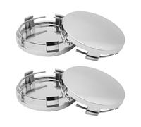 Woniyal 4 Pezzi Coprimozzo per Ruota per Fiat Freemont 2011-2020, Coprimozzo Centrale Tappi Centrali per Ruote Badge Coprimozzi Copri Ruota Hup Trim,Silver-56mm