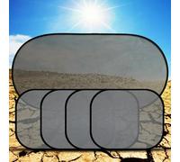 Woniyal 5 Pz Parasole Lunotto Posteriore Adatto per DS4 Crossback 2015-2018, Rete Schermo Tenda Copertura Barriera Luce Protettore UV Interno