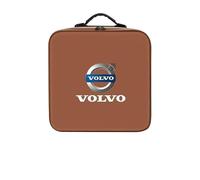 Woniyal Borsa Cavi Ricarica EV per Volvo EC40 2024 2025, Impermeabile, Organizer Antiscivolo per Cavo Tipo 2 Ideale per Auto Elettrica e Ibrida,Red Square