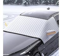 Woniyal Copriparabrezza Auto per Citroen C4 Grand SpaceTourer I 2018-2022 | Telo Magnetico Antighiaccio Impermeabile con Copertura Specchietti Strisce Riflettenti 280x115cm