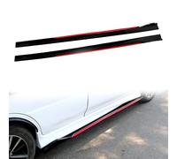 Woniyal Minigonne Laterali Auto per Dacia Duster 2018-2023 | Regolabili Body Rocker Panel Extension Splitter Lip,Alettoni Laterali Estensioni,Anti collisione Splitter Car protettore