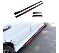 Woniyal Minigonne Laterali Auto per Kia Stonic 2020-2024 | Regolabili Body Rocker Panel Extension Splitter Lip,Alettoni Laterali Estensioni,Anti collisione Splitter Car protettore