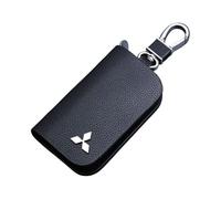 Woniyal Portachiavi per Auto per Mitsubishi Eclipse Cross Lancer Fortis Eclipse PHEV, Sacchetto Chiave Custodia Protettiva Astuccio Portachiavi Uomo Donna Protezione Cover Accessori,Black