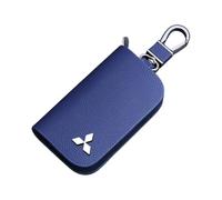 Woniyal Portachiavi per Auto per Mitsubishi Eclipse Cross Lancer Fortis Eclipse PHEV, Sacchetto Chiave Custodia Protettiva Astuccio Portachiavi Uomo Donna Protezione Cover Accessori,Blue