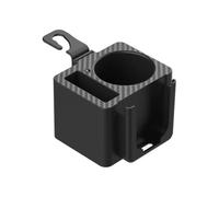 Woniyal Set di 1 Porta Bicchiere e Porta Cellulare per Mitsubishi L200 (Series 6) MR 2019-Present, Organizzatore Sedile Posteriore con Texture in Carbonio e Porta di Ricarica