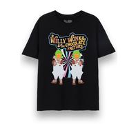 Wonka Nero Willy Wonka T-shirt a maniche corte Unisex Adulti