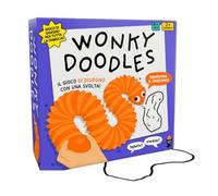 Wonky Doodles - Gioco Di Società - Giochi Di Disegno Per Serate In Famiglia e Feste - Giochi Da Tavolo Per Adulti e Bambini - Con Penna Storta, 150 Carte Con Parole E Lavagna Bianca - Dai 8 Anni In Su