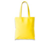 Wonky Line Tote Bag 100% Cotone - Shopper in Tessuto 38×42 cm con Manici Lunghi | Borsa Riutilizzabile, Lavabile e Resistente | Ideale per Shopping, Scuola e Uso Quotidiano Giallo