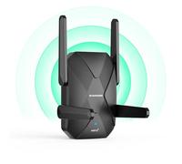 WONLINK Ripetitore WiFi 6, AX1500 WiFi Extender Dual Band 2,4GHz & 5GHz Ripetitore wifi Potente per Casa Supporta Modalità Ripetitori/Router/AP, con 4 Antenne, Porta Ethernet, WPS