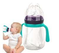 Wonsfuleu Biberon per il latte, biberon per bambini che allattano al seno, Biberon anti-colica da 240 ml, Biberon portatile, biberon prova di perdite per il latte della buonanotte dei bambini