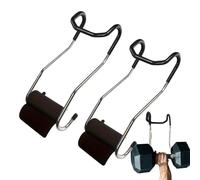 Wonsfuleu Ganci di Sicurezza per Manubri - Attrezzatura Sicura Per Panca Piana,Attrezzatura Sollevamento Portatile Multifunzione per Uomo Donna Home Palestra Fitness Esterno Stacco Squat