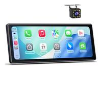 Wonsidary Display CarPlay da 10,26 pollici, compatibile con Apple CarPlay & Android Auto, IPS Car Play Display con fotocamera posteriore 1080P, funzione sensore di luce, audio Bluetooth, mirror link