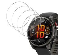 Wonsoso Pellicola protettiva per orologio Garmin Fenix 8 Pro AMOLED da 47 mm, confezione da 4 pezzi, durezza 9H, protezione in vetro temperato, antigraffio, senza bolle, anti-impronte