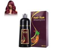 Wonsters 500ML Shampoo colorante per capelli 3 IN 1 contro i capelli grigi - Shampoo colorante istantaneo, tintura per capelli, shampoo colorante istantaneo(colore bordeaux)