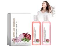 Wonsters Centella Cipolla Biotina Rosmarino, Onion Biotina Shampoo Cura dei capelli, Rosmarino, Set shampoo e balsamo per la cura dei capelli (shampoo + balsamo)
