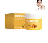 Wonsters Crema viso al miele e curcuma, crema idratante alla curcuma per la cura della pelle, crema viso antietà alla