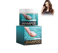 Wonsters Shampoo al sale marino, shampoo purificante per il cuoio capelluto, shampoo naturale per capelli grassi, antiforfora, sale marino e melissa biologica, idratante e sebo-regolatore.