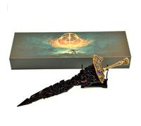 Wonsunte Elden Rings Maliketh Black Blade Figurina da Collezione in Metallo 30 cm con Supporto da Esposizione - Oggetto da Collezione Gaming, Decorazione da Scrivania, Regalo per Gamer