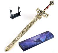 Wonsunte Elden Rings Sword of Night And Flame Model con Scatola 30 Cm/11,8 Pollici Game Collection Decorazioni da Scrivania Figure da Gioco I Migliori Regali per Collezionisti E Giocatori