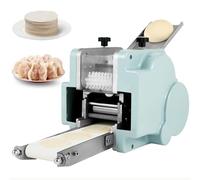 Wonton Wrapper elettrico per ravioli, macchina automatica per impastare multifunzione da 140 W, 60 pezzi al minuto, include stampo rotondo da 8 cm, ideale per uso domestico o ristorante