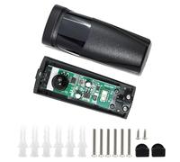 Wonvify 1 Paio Fotocellule Cancello, Fotocellule a Infrarossi Universali Orientabili 180° per Automatica Cancello Garage, 12V / 24V AC DC Impermeabile Allarme