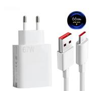 Wonvify 67W Caricatore Rapido per Xiaomi Originale 6A con Cavo USB C 1.5M, Mi Turbo Charge Adattatore, Caricabatterie USB Type-C per Xiaomi 11 Lite/Mi 11i/10T Lite,Redmi Note 13 5G 12S 11 11S 10 Pro