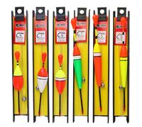 Wonvify Galleggianti da Pesca 6 Pezzi, Galleggianti Bobbers con Piombino, Lenza e Amo (5#, 7#, 9#) Attrezzatura da Mare Pesca, Galleggiante Pesca, Attrezzatura da Pesca, Bobine Ganci