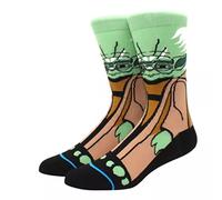 Woo Girl Idol Calzini Darth Vader / R2D2 / Storm Trooper, calzini da casa, ottimi anche come attira-sguardi in viaggio, per fan di Star Wars, numero 37-45, Yoda.