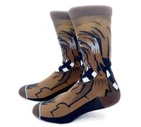 Woo Girl Idol Calzini Darth Vader / R2D2 / Storm Trooper, calzini da casa, ottimi anche come attira-sguardi in viaggio, per fan di Star Wars, numero 37-45, Chewbacca