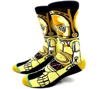 Woo Girl Idol Calzini Darth Vader / R2D2 / Storm Trooper, calzini da casa, ottimi anche come attira-sguardi in viaggio, per fan di Star Wars, numero 37-45, C3po