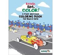 Woo Jr. Kids A Ready, Set, Color A Fast and Cool Coloring Book for (Tascabile)