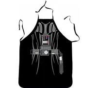 WOO LANDO Grembiule da cucina e da barbecue per uomini, 73 x 57 cm, divertente idea regalo per grigliate, Darth, m