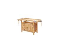 BANCO DA LAVORO IN LEGNO OFFICINA FALEGNAME CASSETTO MORSA HOLZMANN WB138C