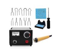 Wood Burner Pyrography Pen Burning Machine Gourd Crafts Tool Set with Welding Wire Top Adjustable Temperature