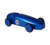 WOOD CAR BLUE AR063 AUTHENTIC MODELS