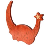 Wood Card Holder Stand - Tarot Display Rack | Cat-Shaped Support, Decorativ